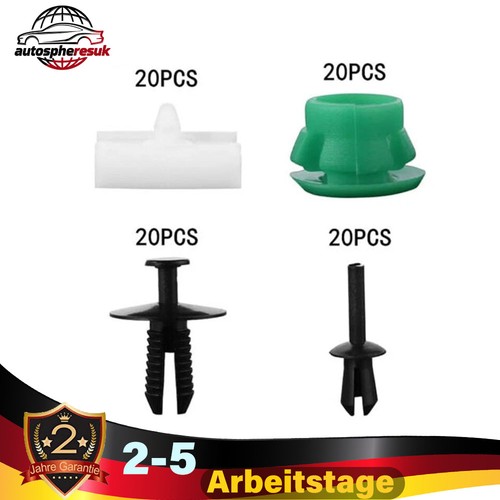 80x befestigung clips kit - 80x,